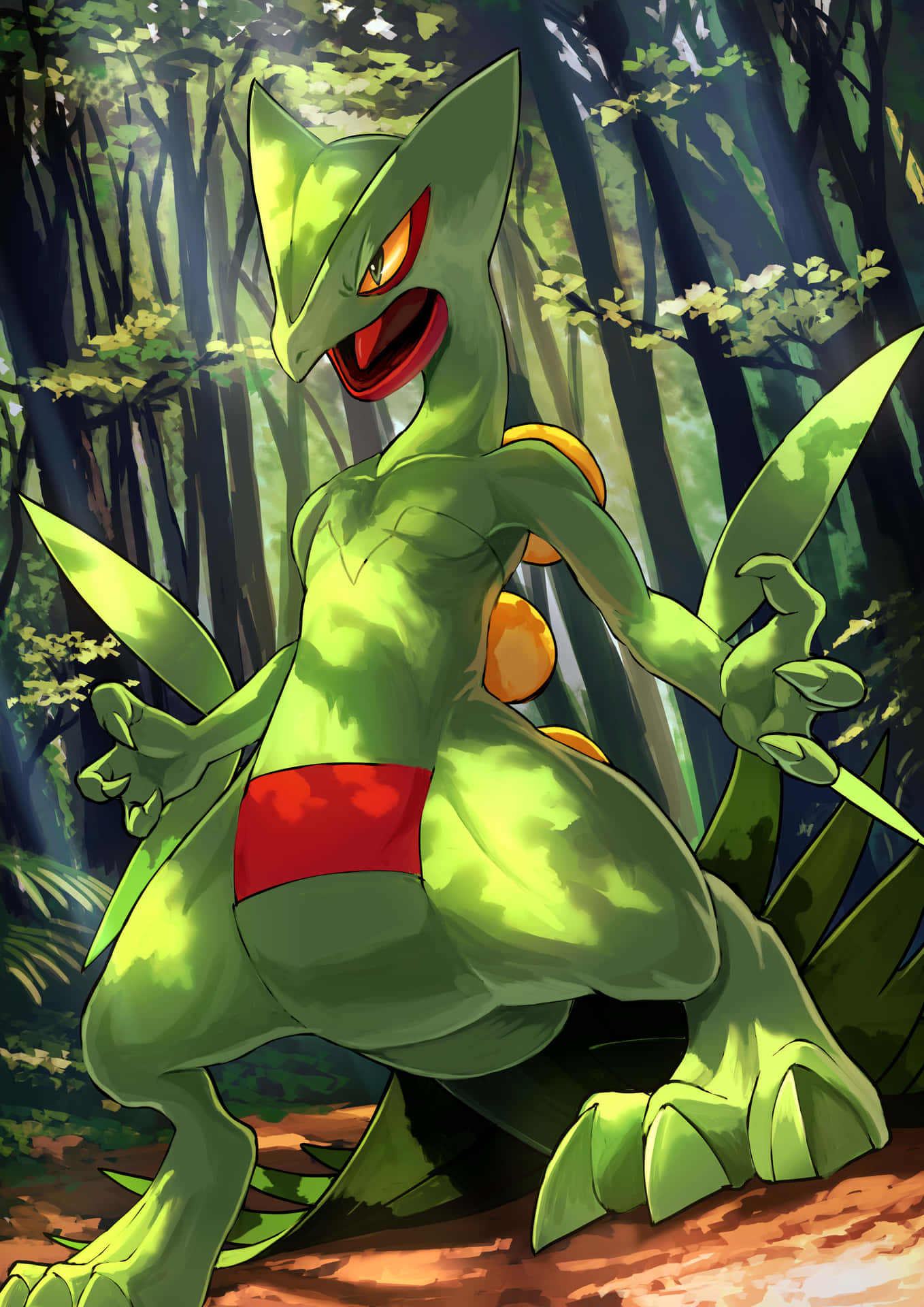 Sceptile Forest Guardian Background