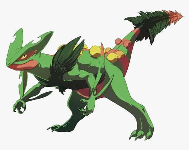 Sceptile Pokemon Artwork Background