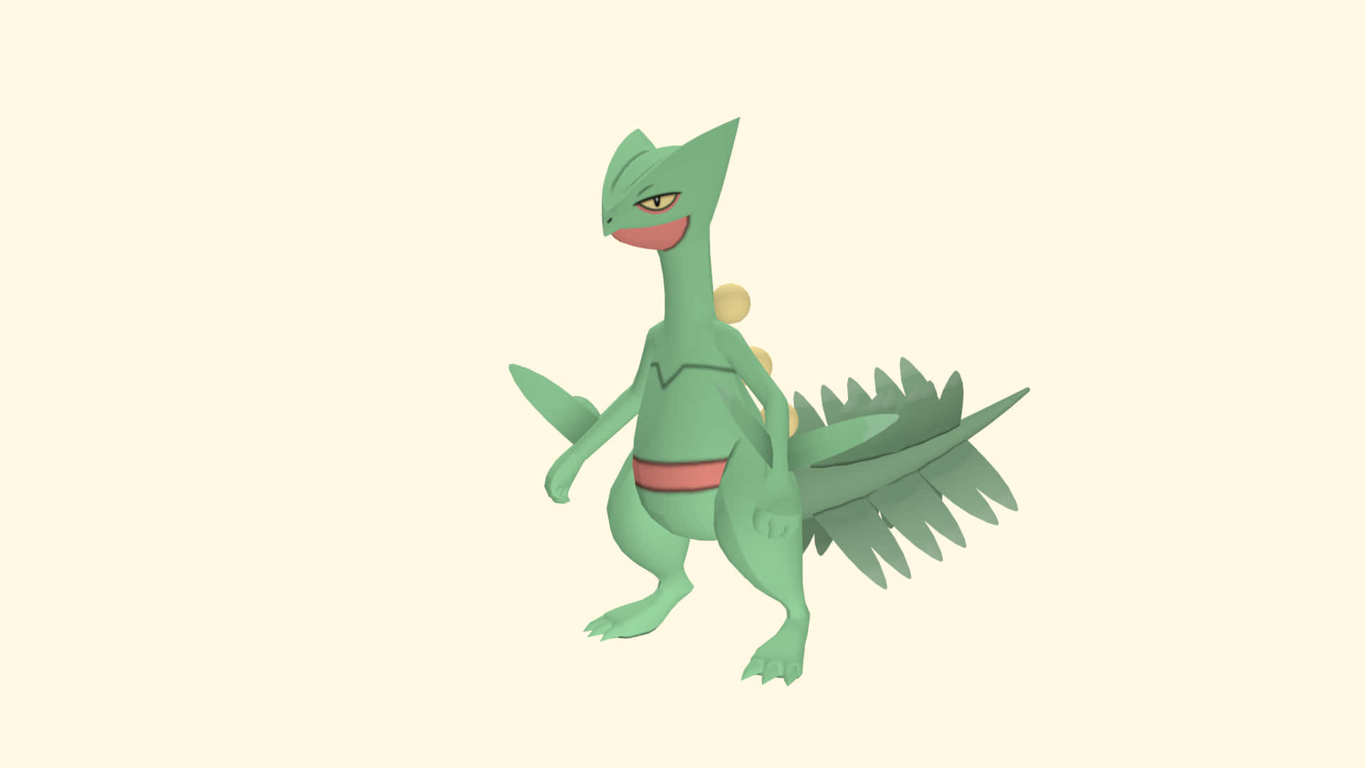 Sceptile Pokemon Illustration Background