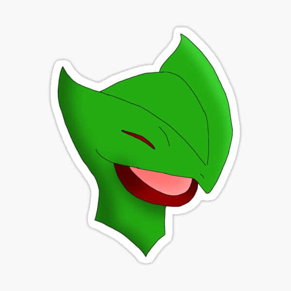 Sceptile Pokemon Sticker Background