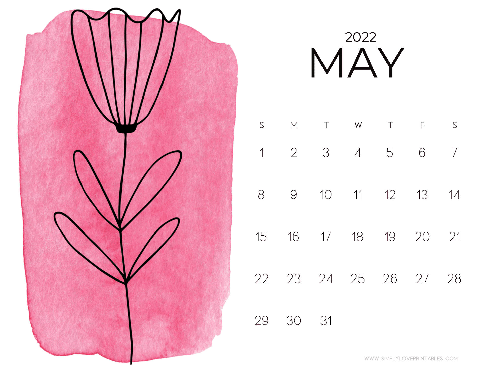 Schedule Your May 2022 Plans With This Colorful Calendar Background