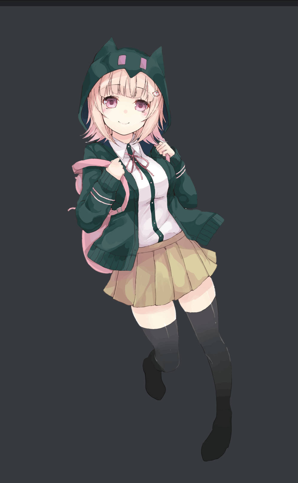 School Girl Chiaki Nanami Background