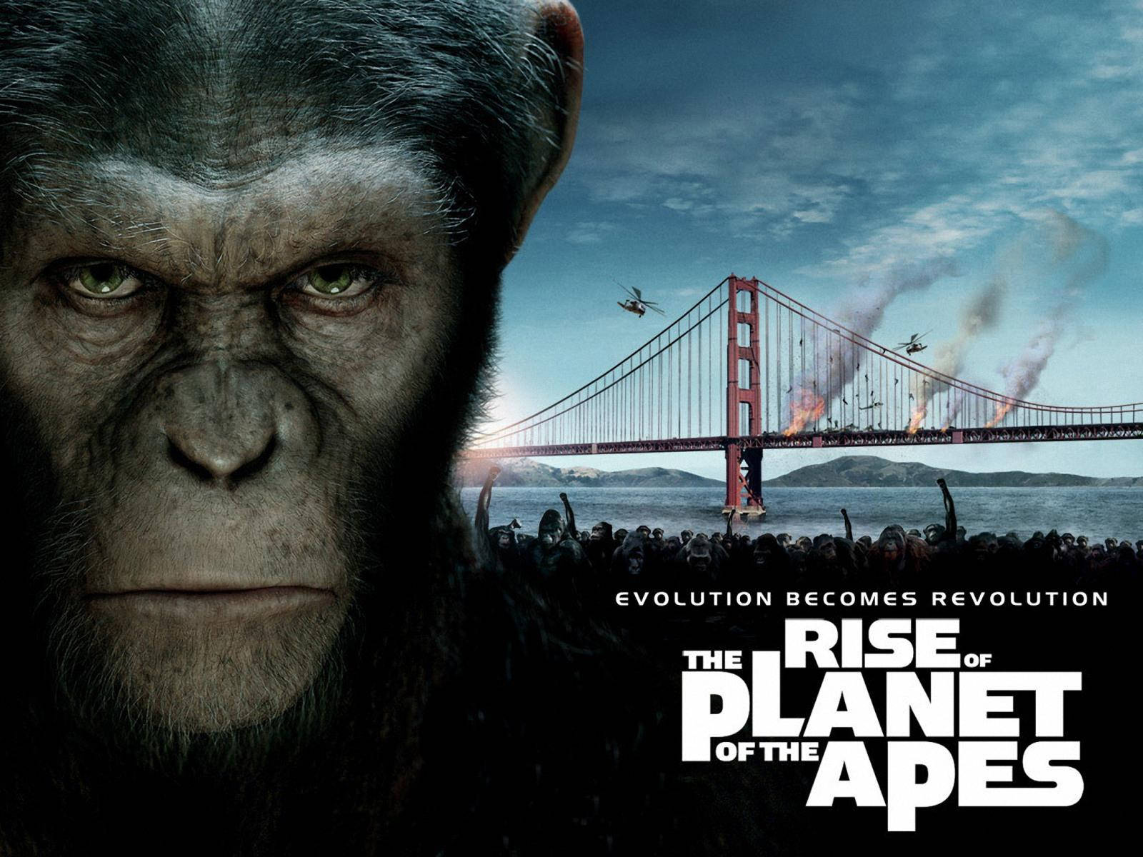 Sci-fi Action Movie Rise Of The Planet Of The Apes Background