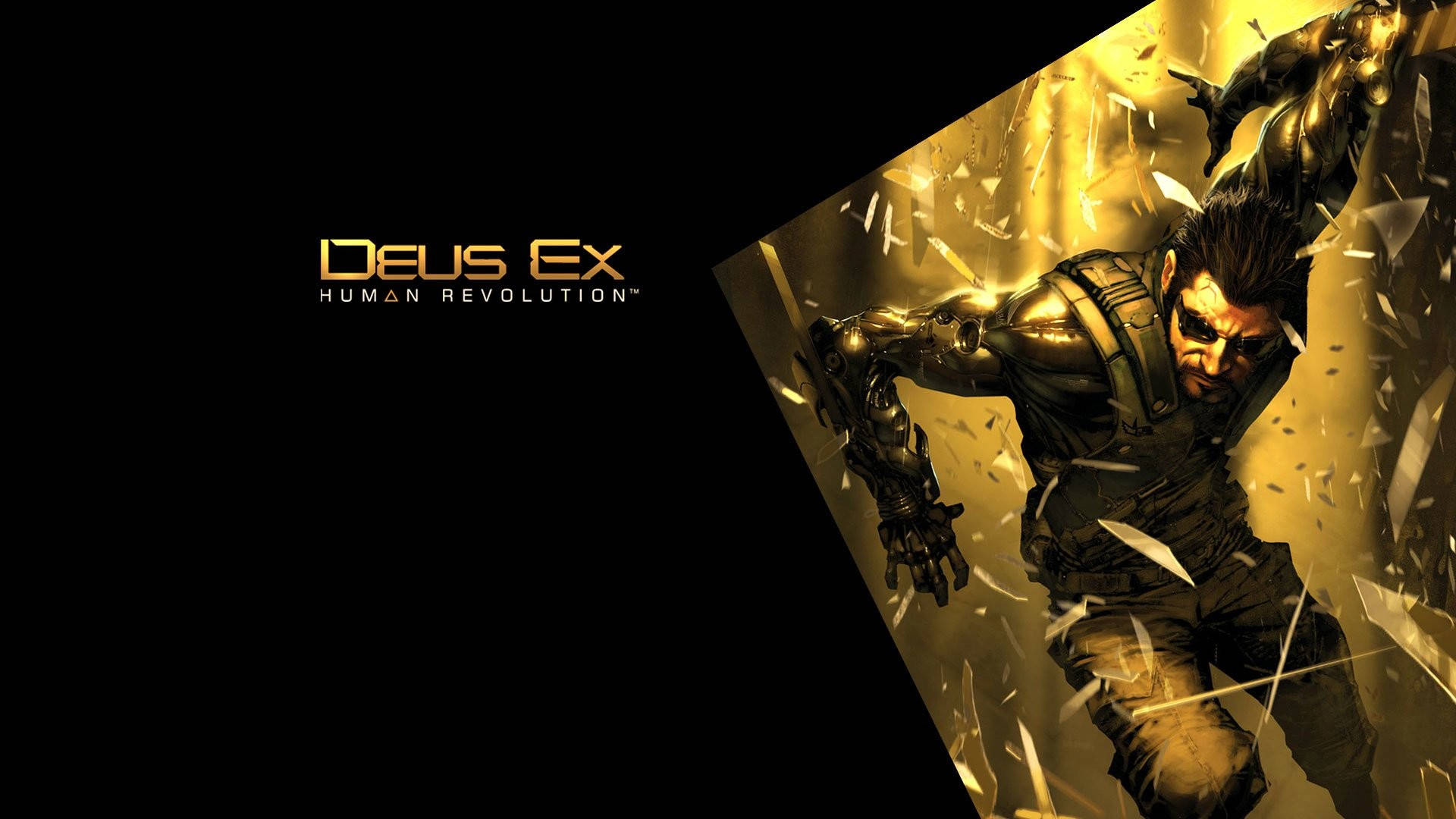 Sci-fi City Panorama In Deus Ex Game Background