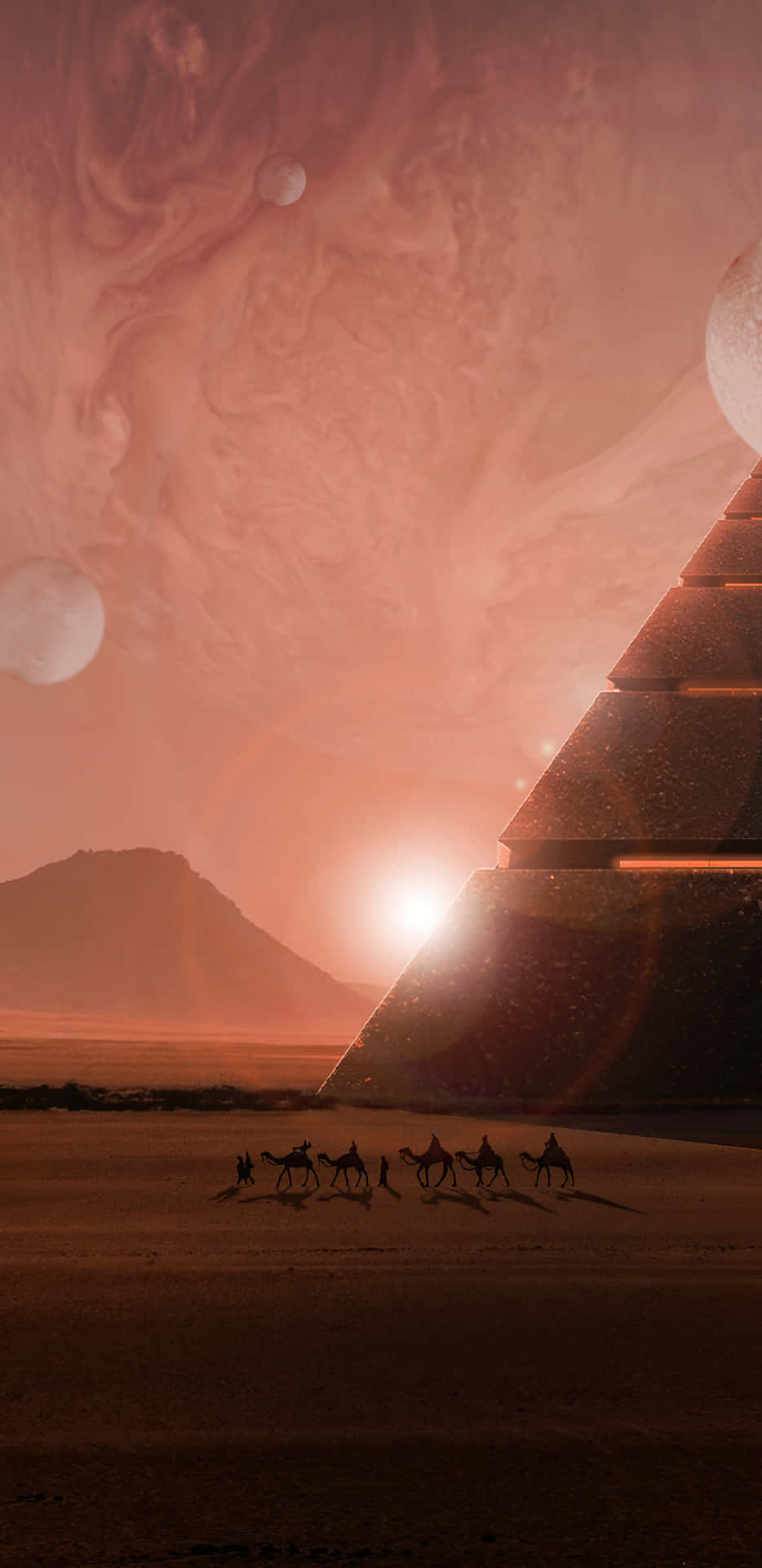 Sci-fi Pyramid Of The Moon
