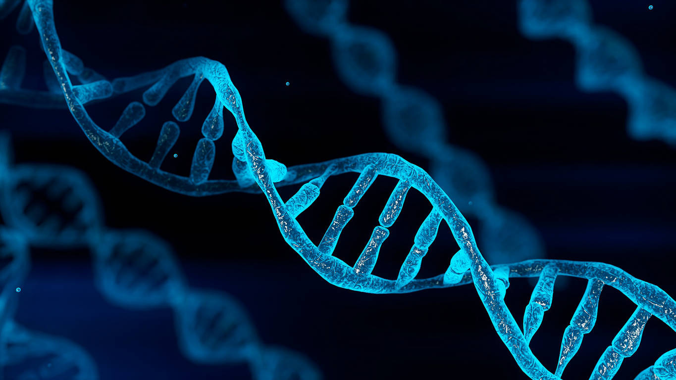 Science Desktop 3d Dna Background