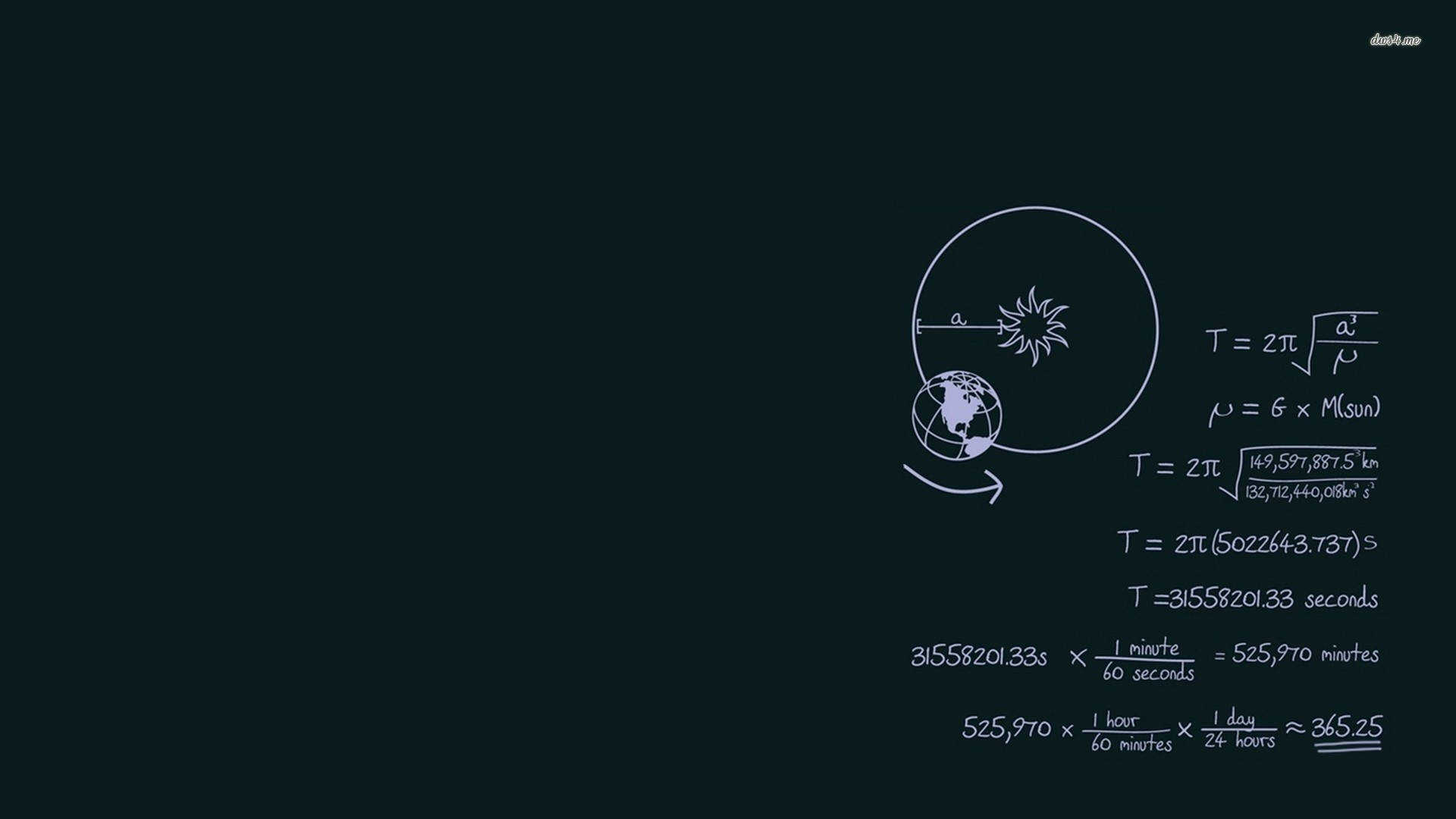 Science Desktop Earth Rotation And Revolution Background