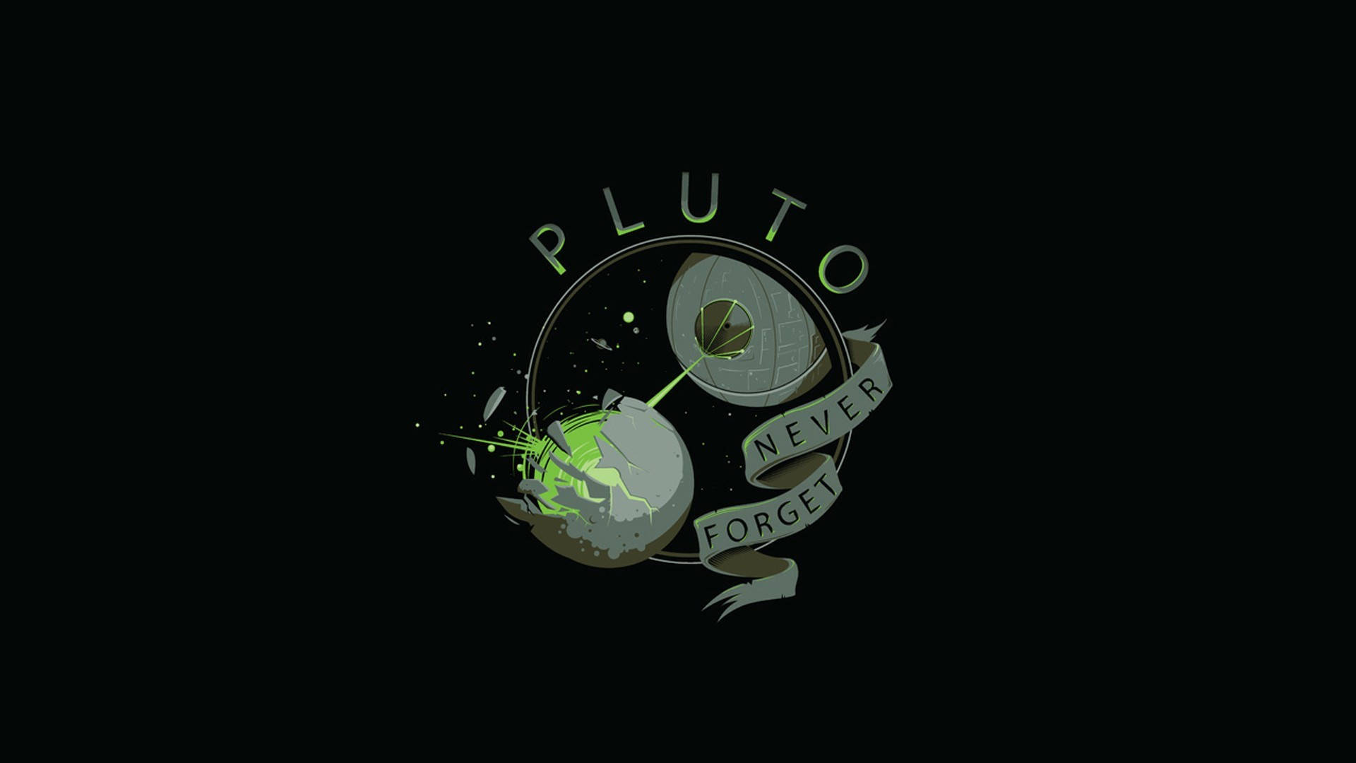 Science Desktop Pluto Art Background