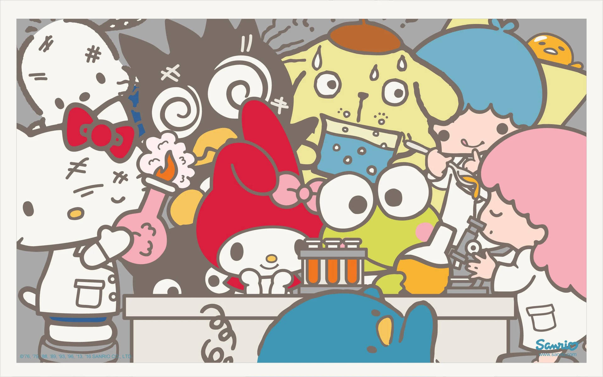 Science Students Sanrio Characters