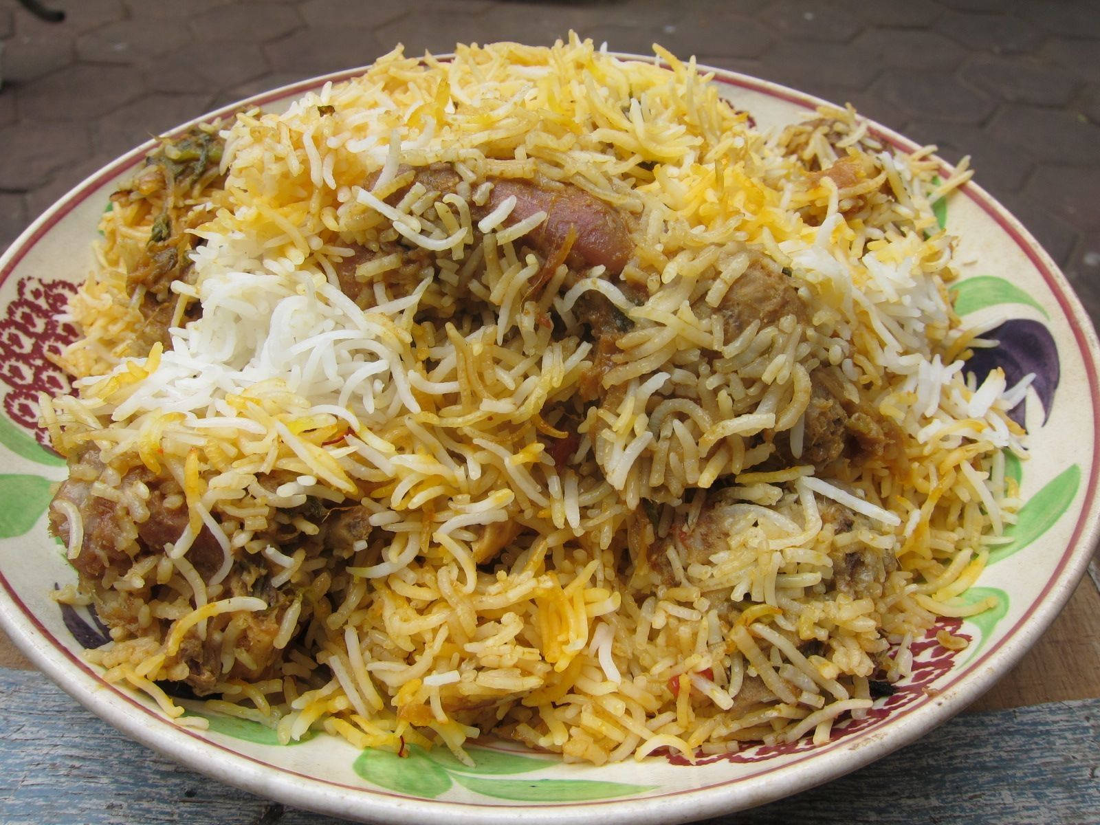 Scintillating Colorful Biryani Dish