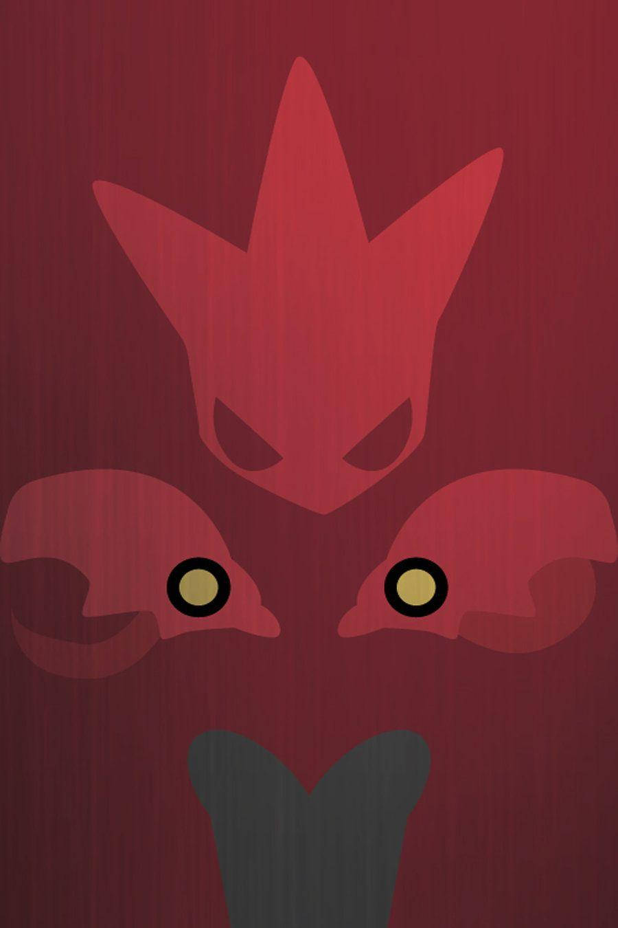 Scizor Abstract Front Background