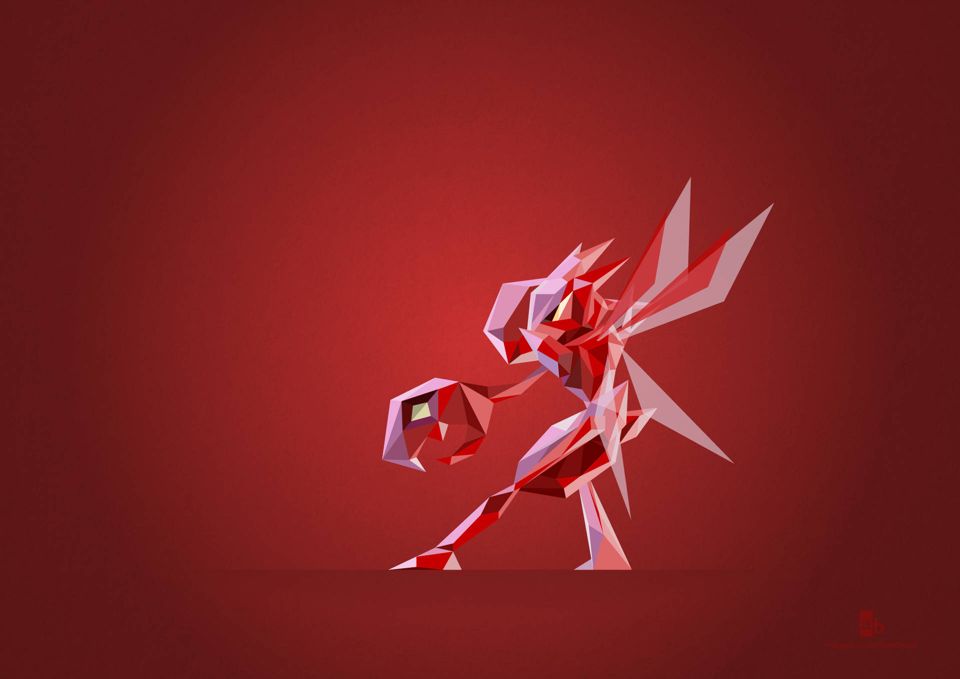 Scizor Geometric Art