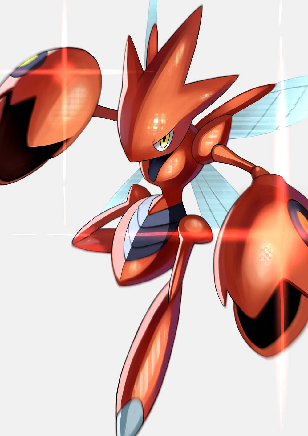 Scizor Gleaming Armor Background