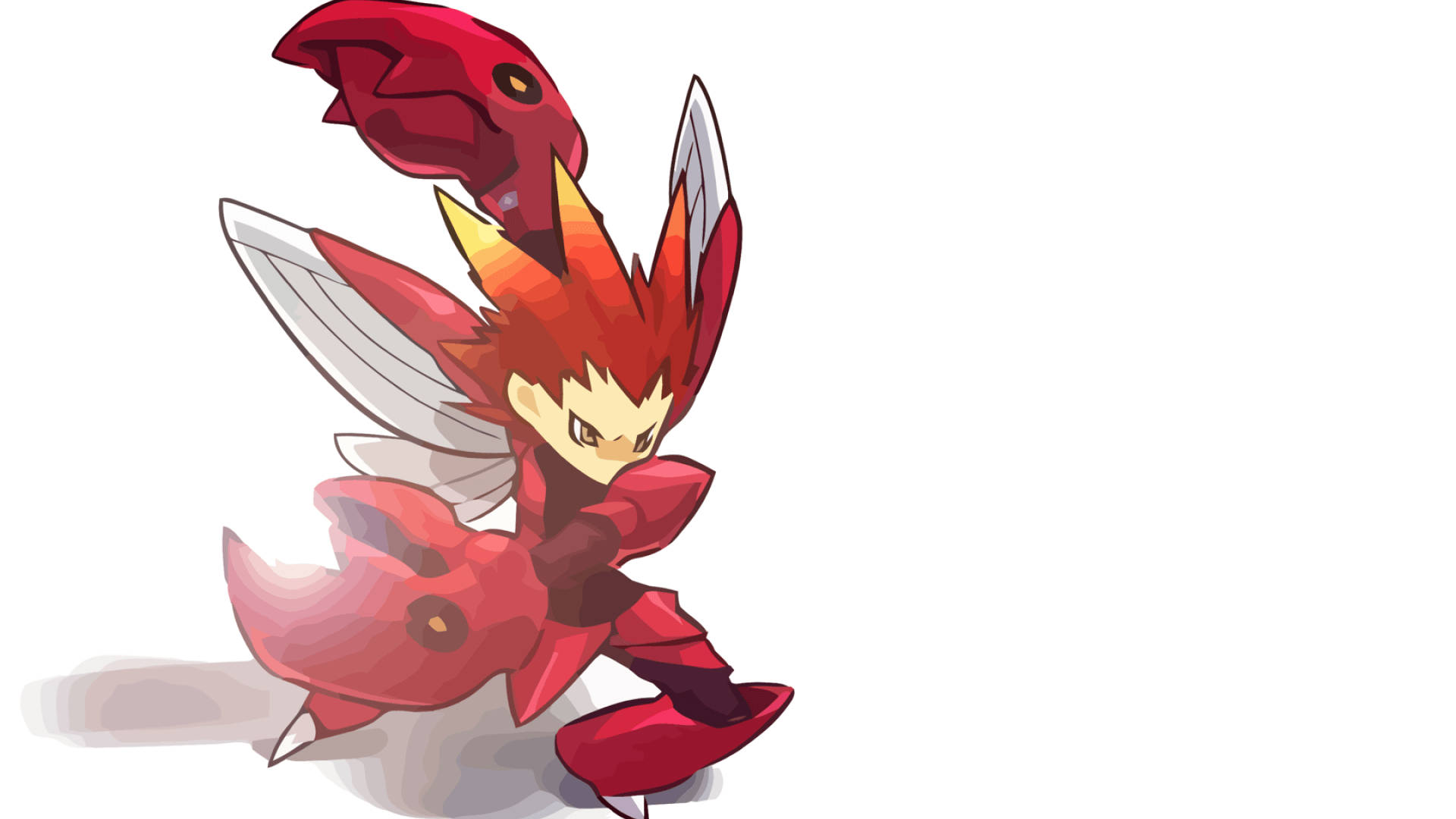 Scizor Humanoid Art Background