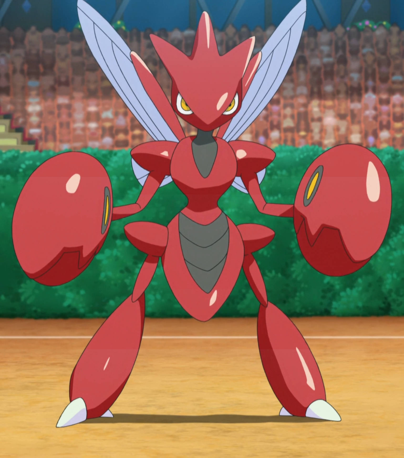 Scizor In A Stadium