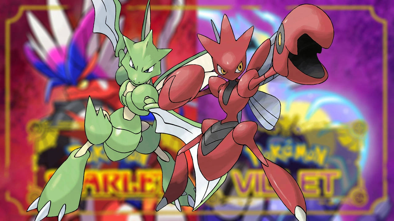 Scizor Paired Up Background