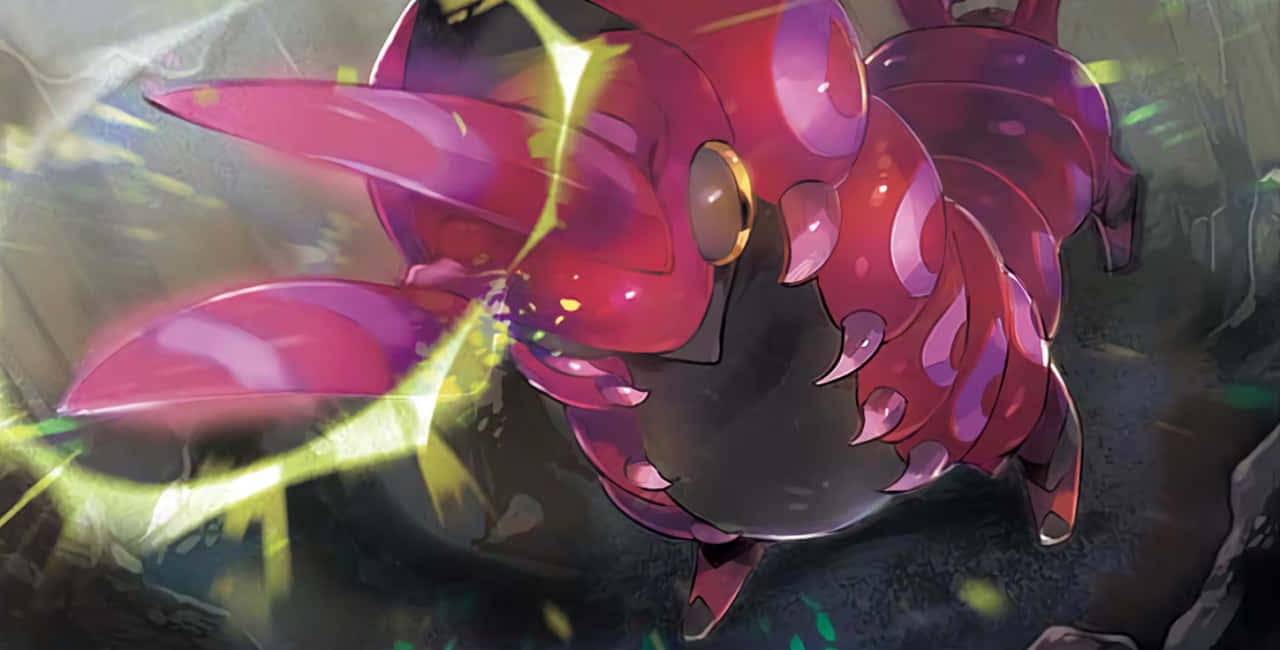 Scolipede Prepares To Attack Background