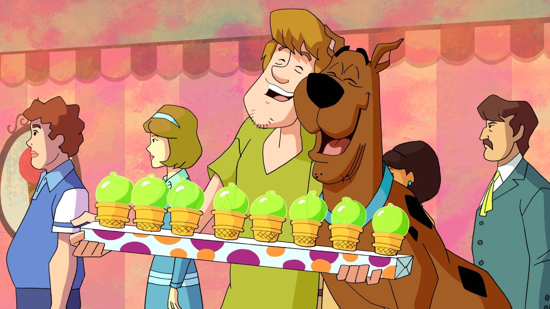 Scooby Doo And Shaggy Ice Cream Background