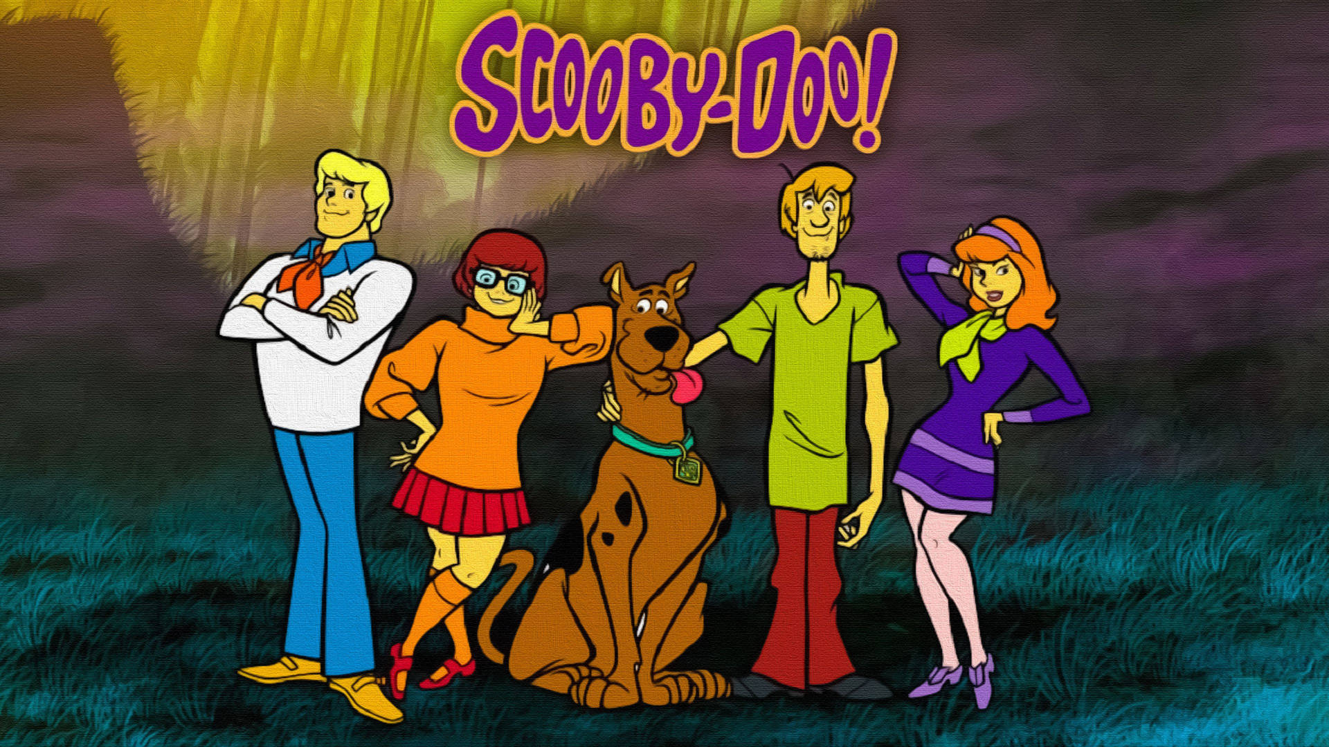 Scooby Doo In The Forest Background
