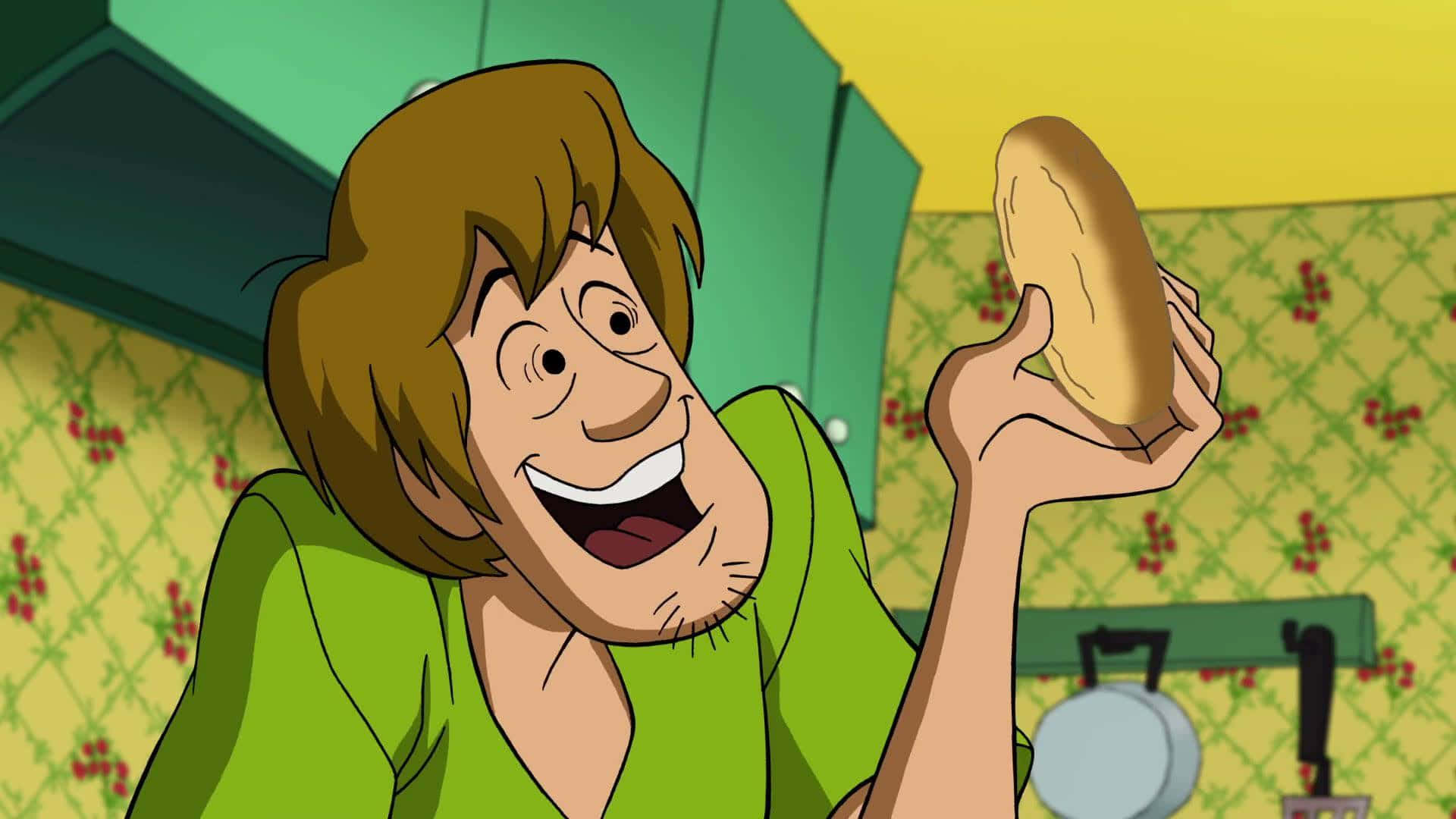 Scooby-doo's Trusty Sidekick Shaggy Rogers Ready For An Adventure Background