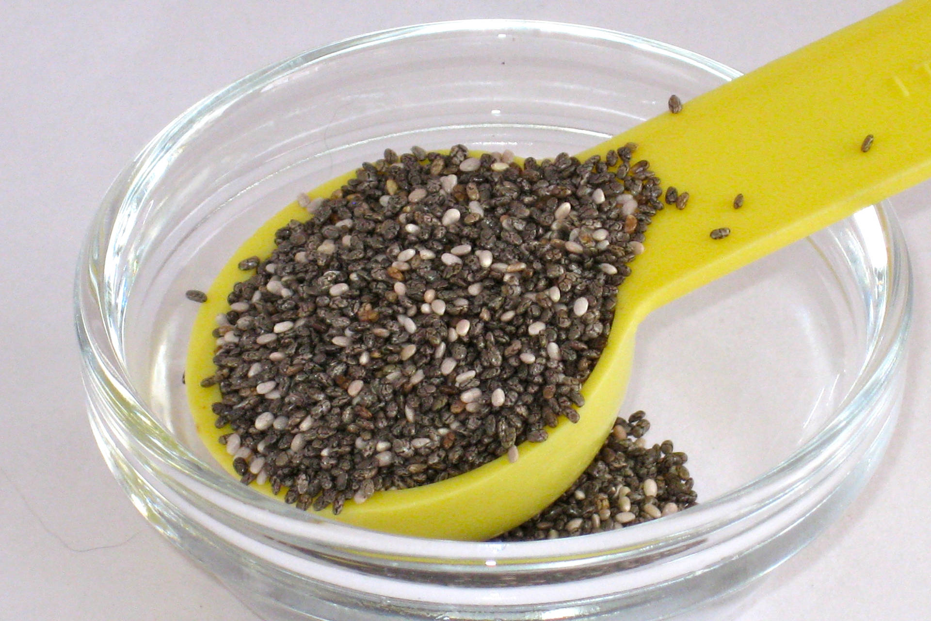 Scoop Of Chia Seeds Added