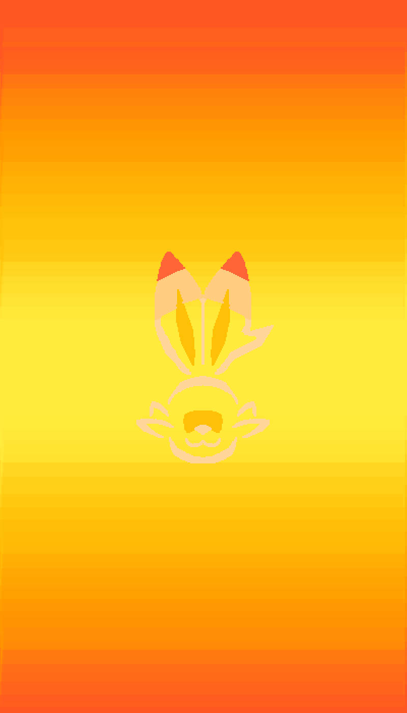 Scorbunny Outline Background