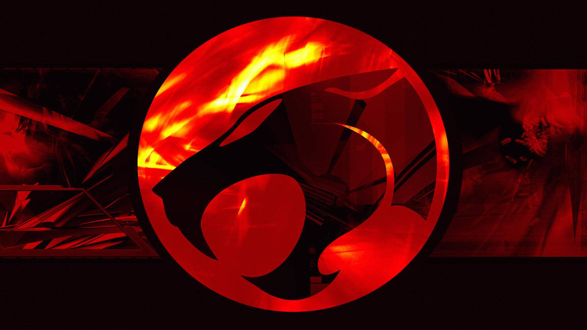 Scorching Thundercats Logo Background
