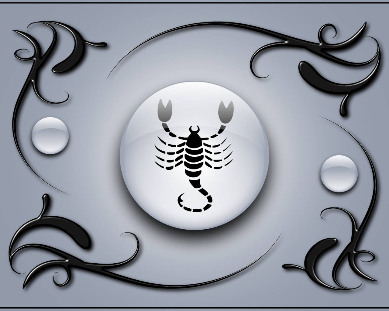 Scorpio Grayscale Art Background
