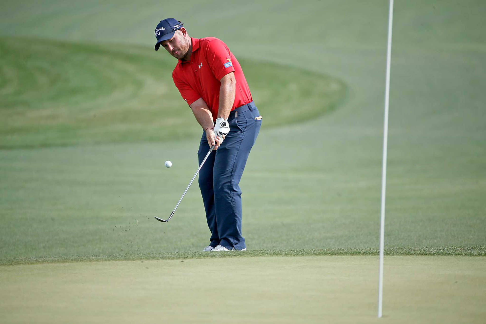 Scott Brown Displaying His Golfing Skillset Background