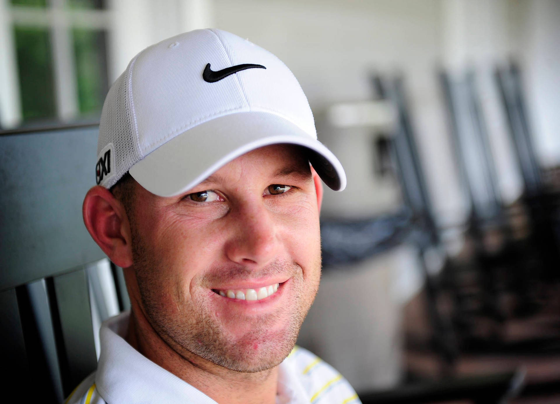 Scott Brown In White Nike Cap