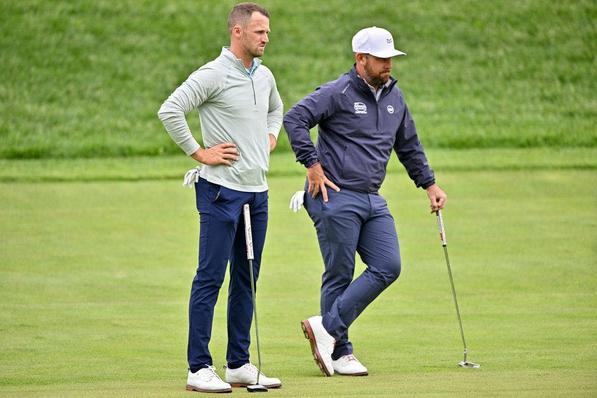 Scott Brown On Golf Course Background