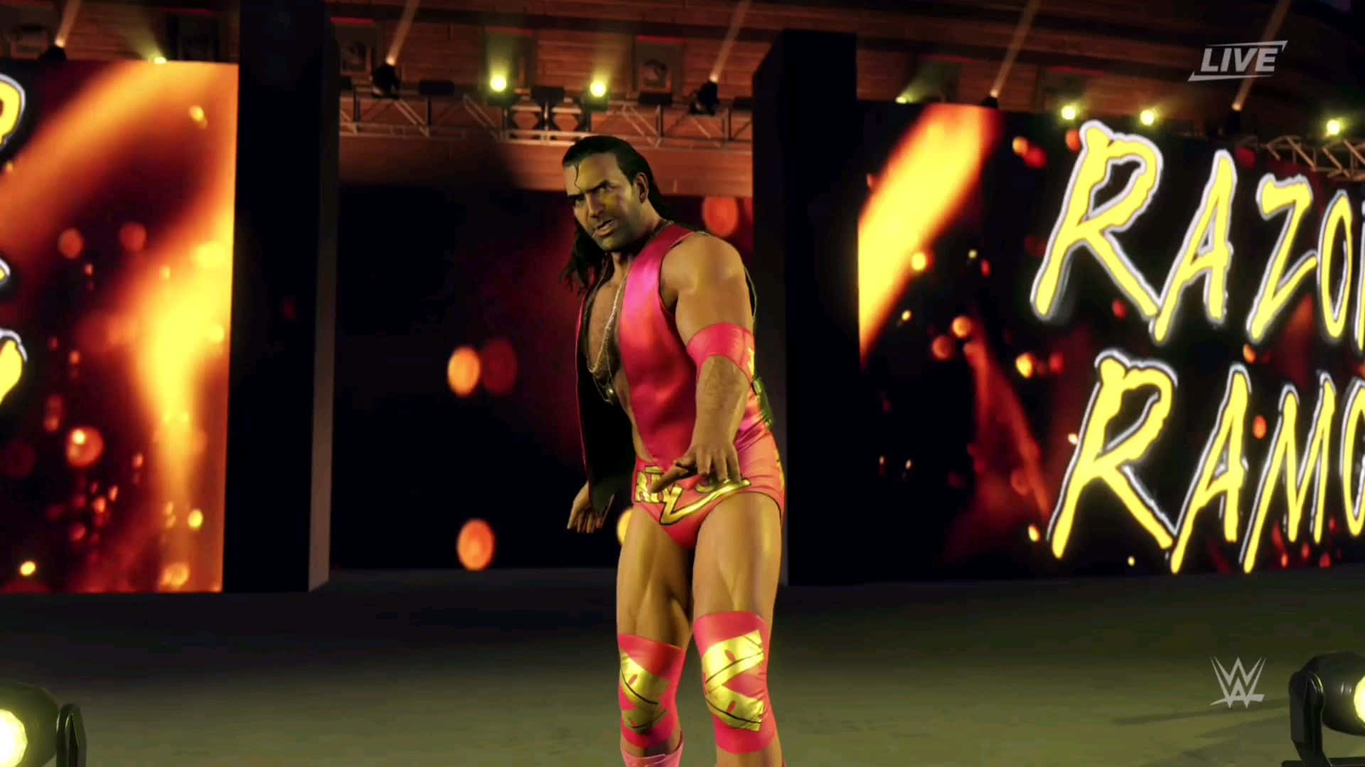 Scott Hall Of Wwe 2k22 Game Background