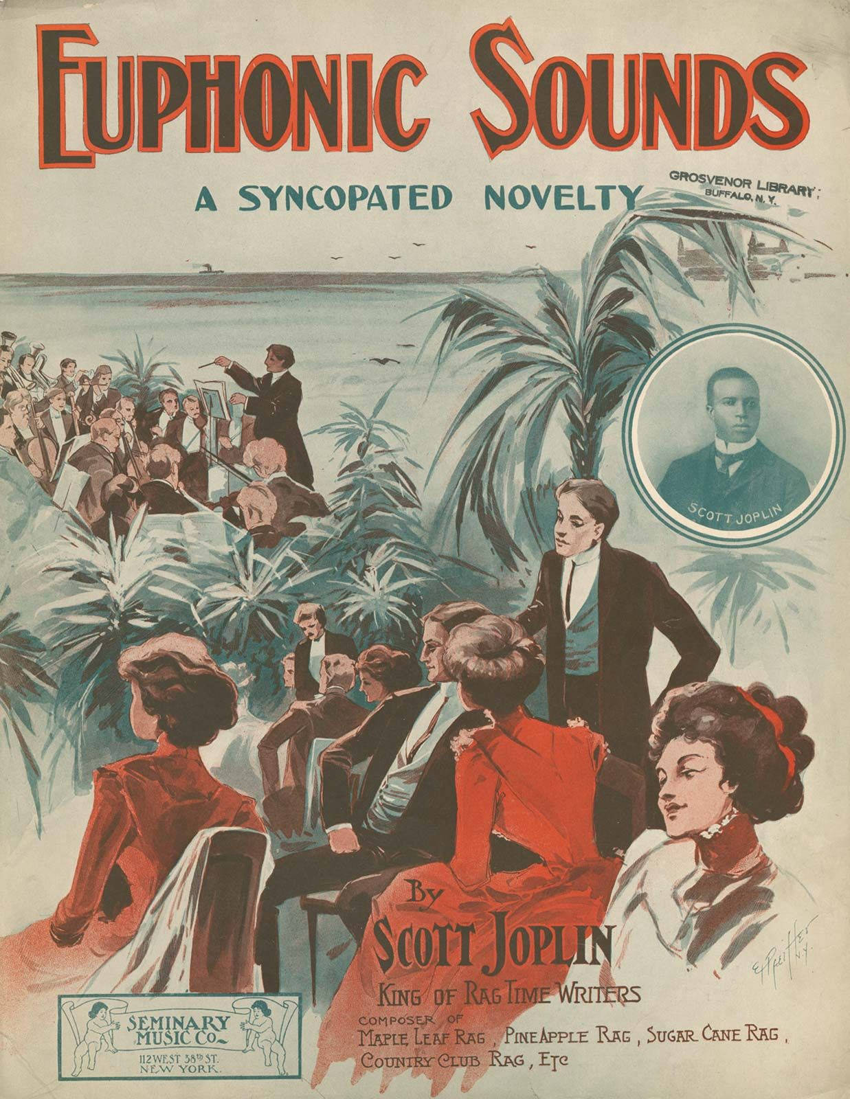 Scott Joplin Euphonic Sounds Front Cover Background