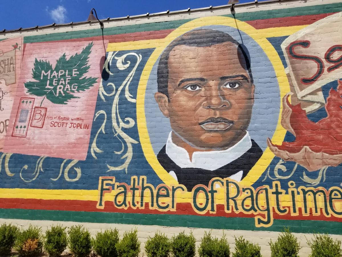 Scott Joplin Mural Painting Background