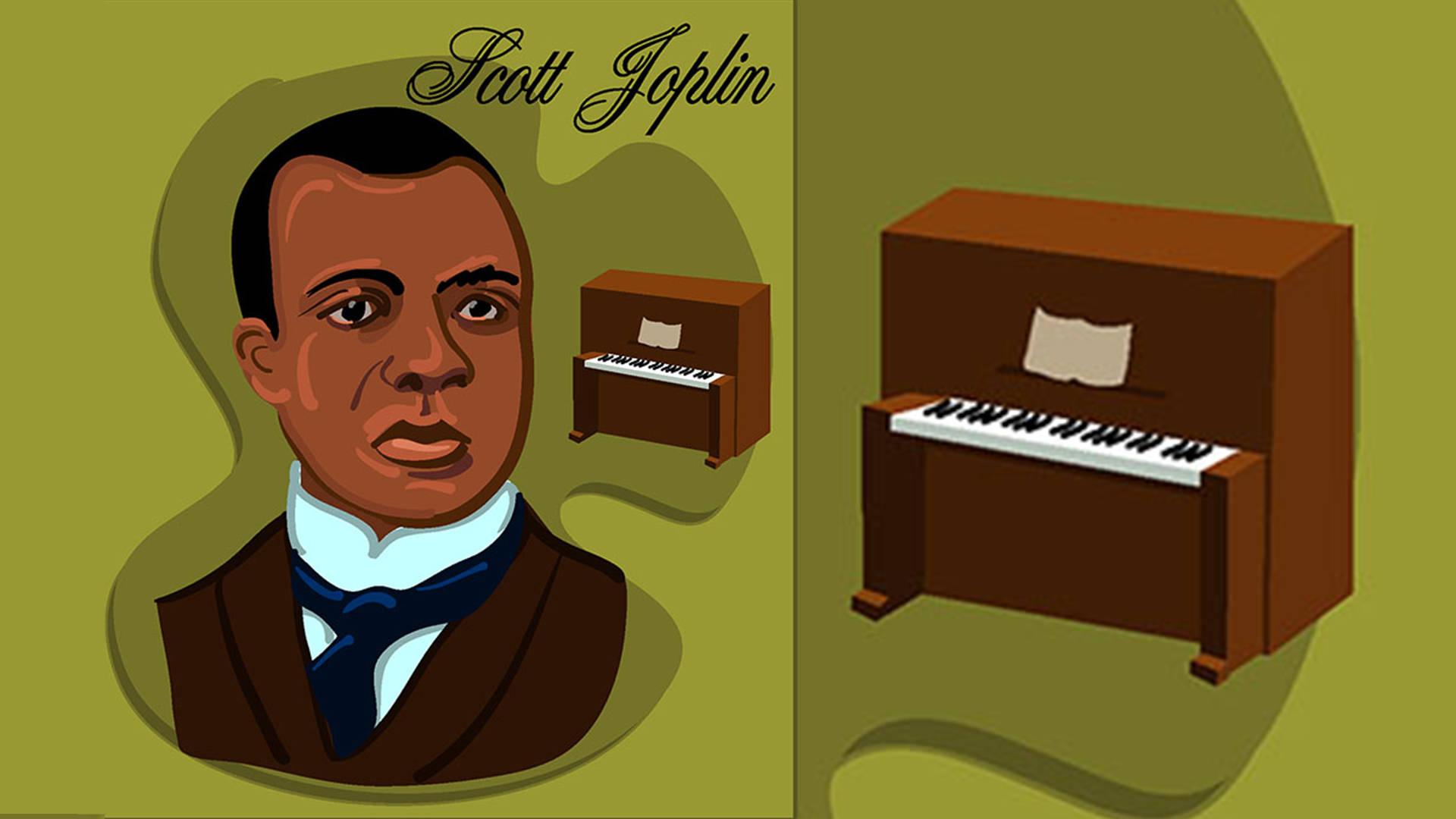 Scott Joplin Piano Digital Art