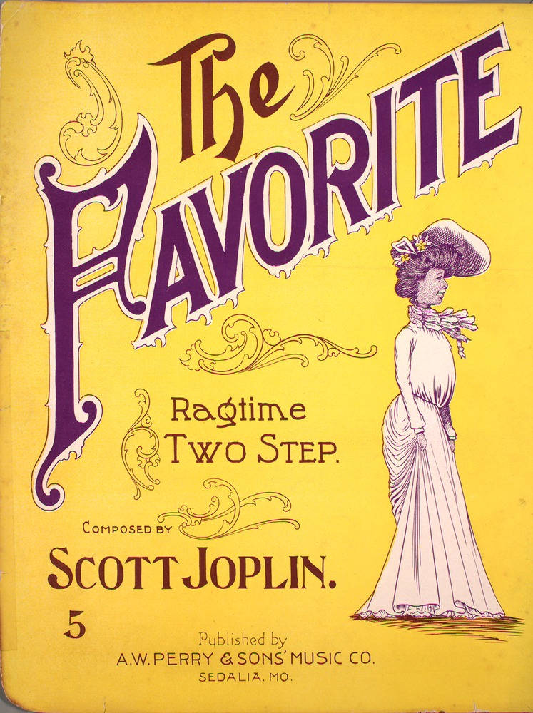 Scott Joplin The Favorite Front Cover Background