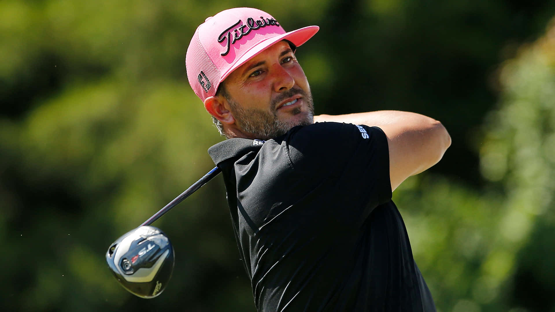 Scott Piercy And Pink Cap Background