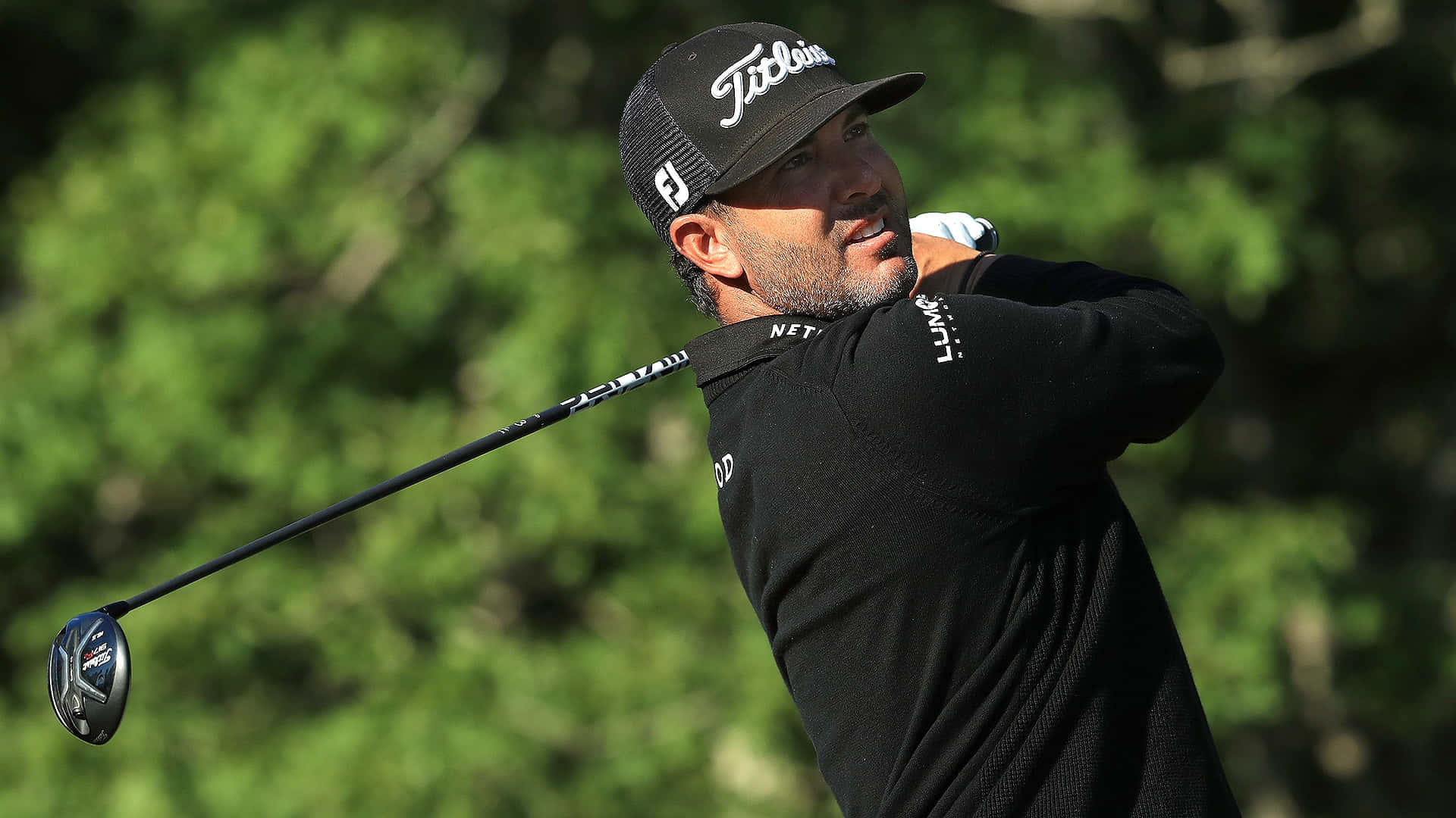 Scott Piercy Wearing Black Hat And Jacket Background