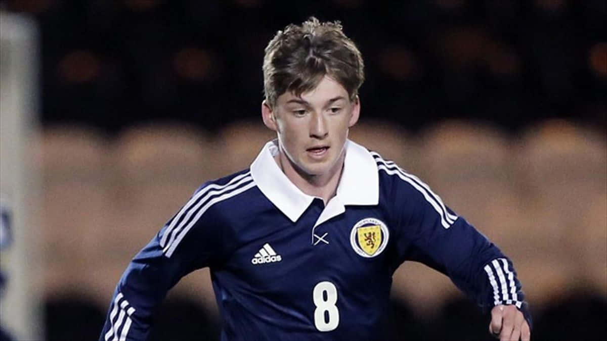 Scottish Footballerin Action Background