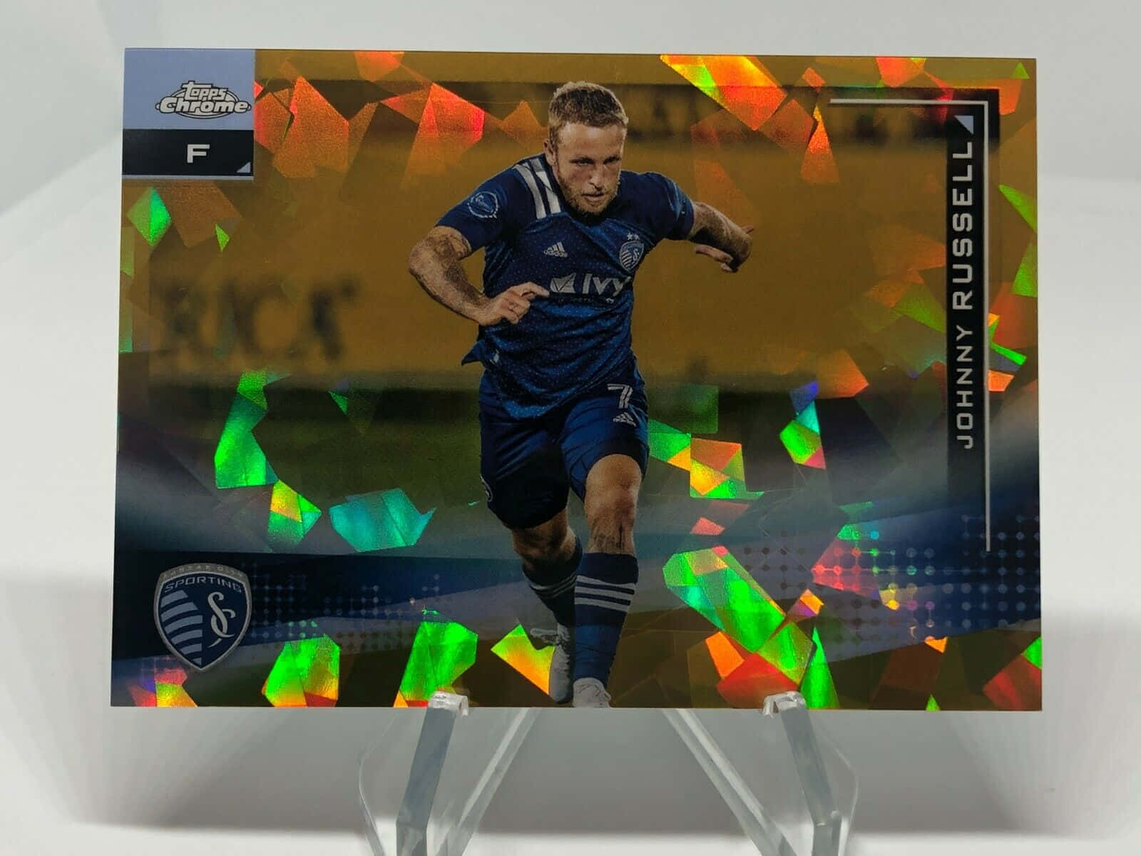 Scottish Professional Football Player Johnny Russell Trading Card Background