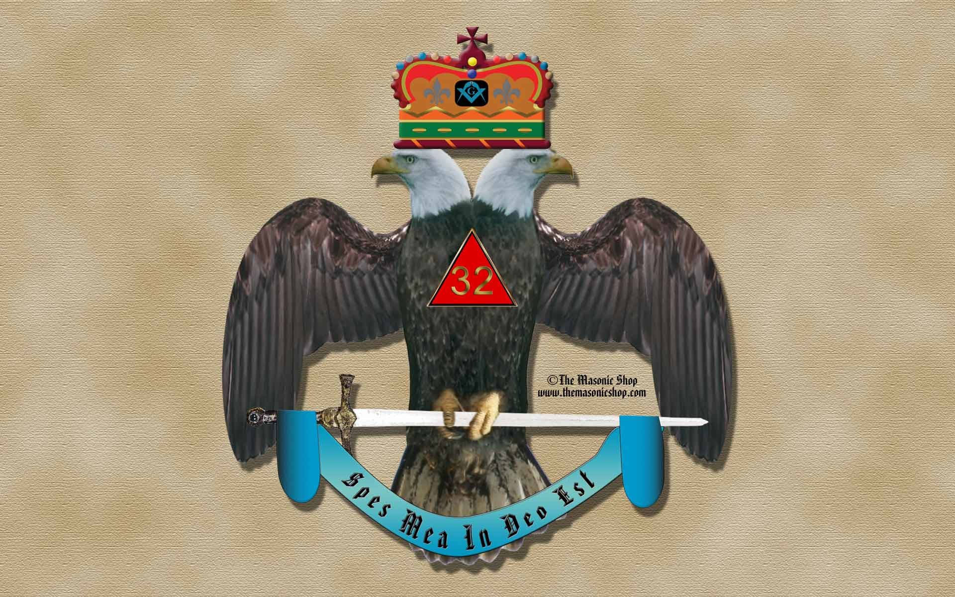 Scottish Rite Masonic Logo Background