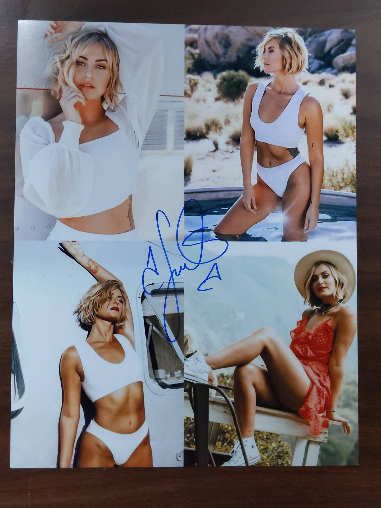 Scout Taylor-compton Collage Signed Background