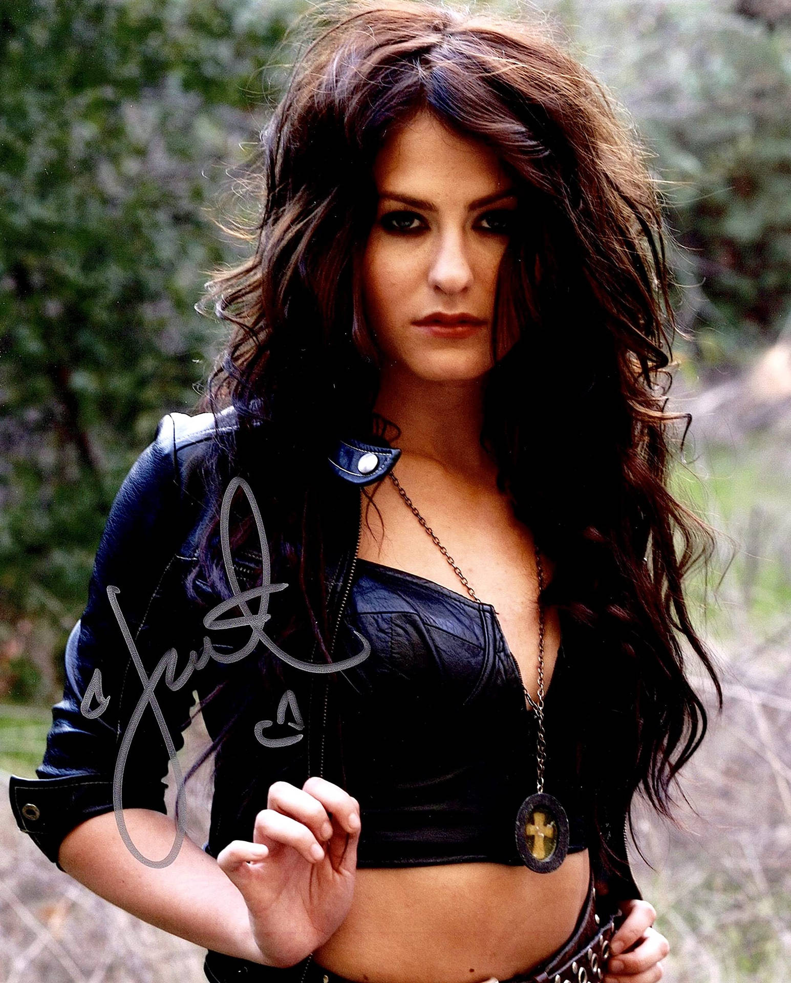 Scout Taylor-compton Signed Photo Long Hair