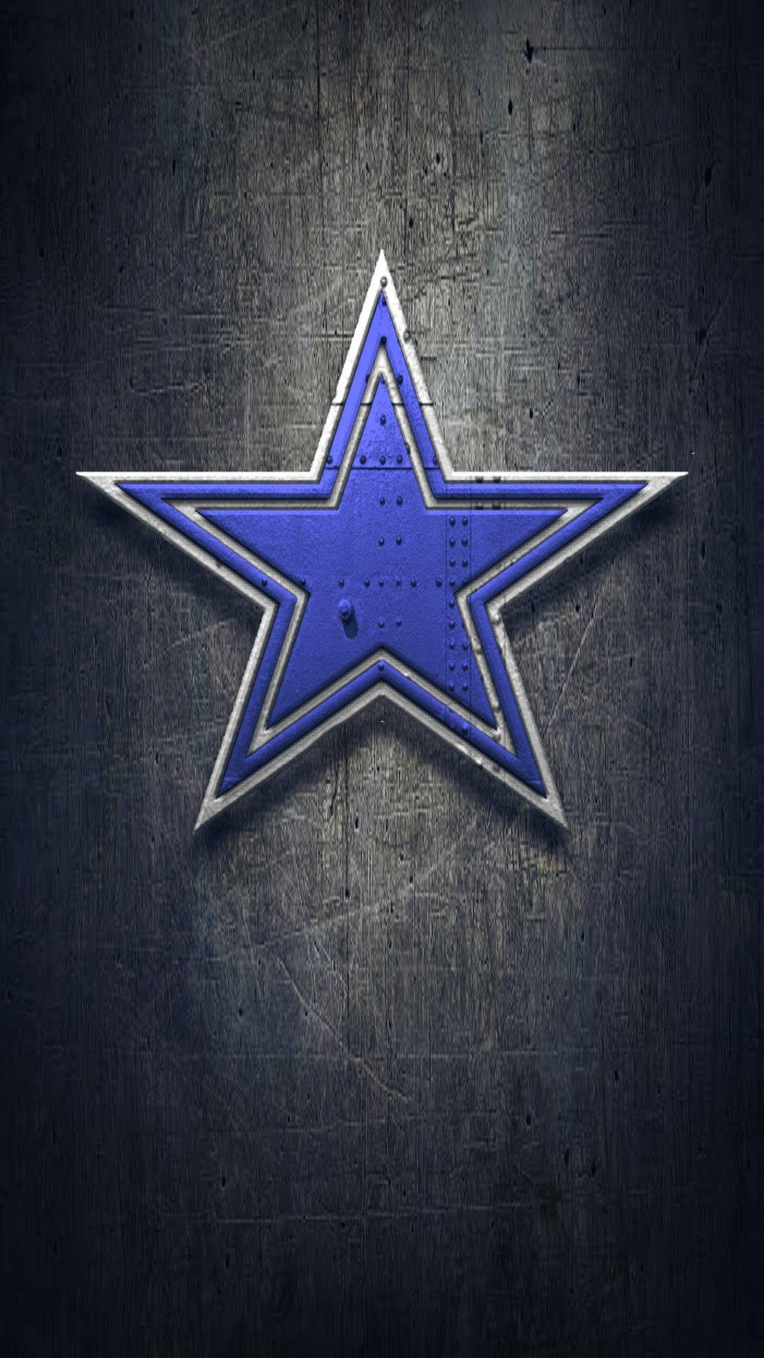 Scratched Dallas Cowboys Logo For Phone Background