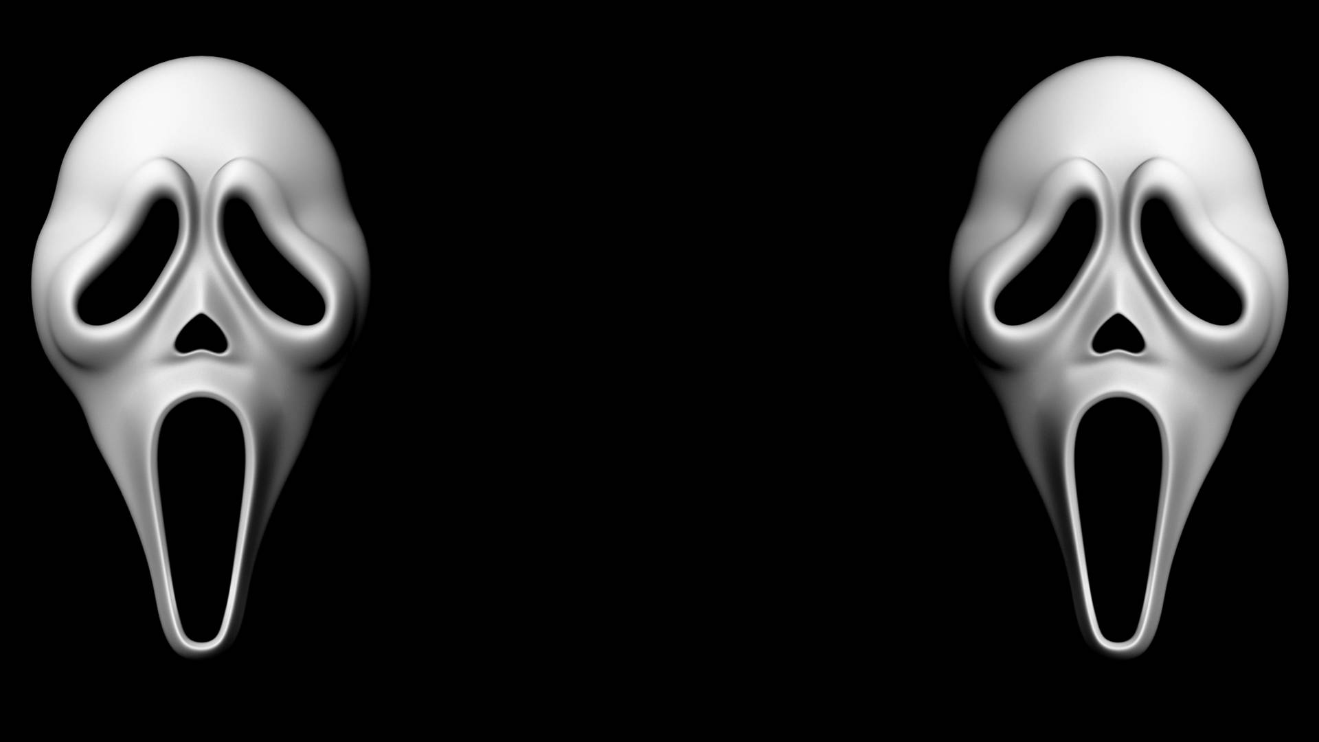 Scream Ghost Mask Background