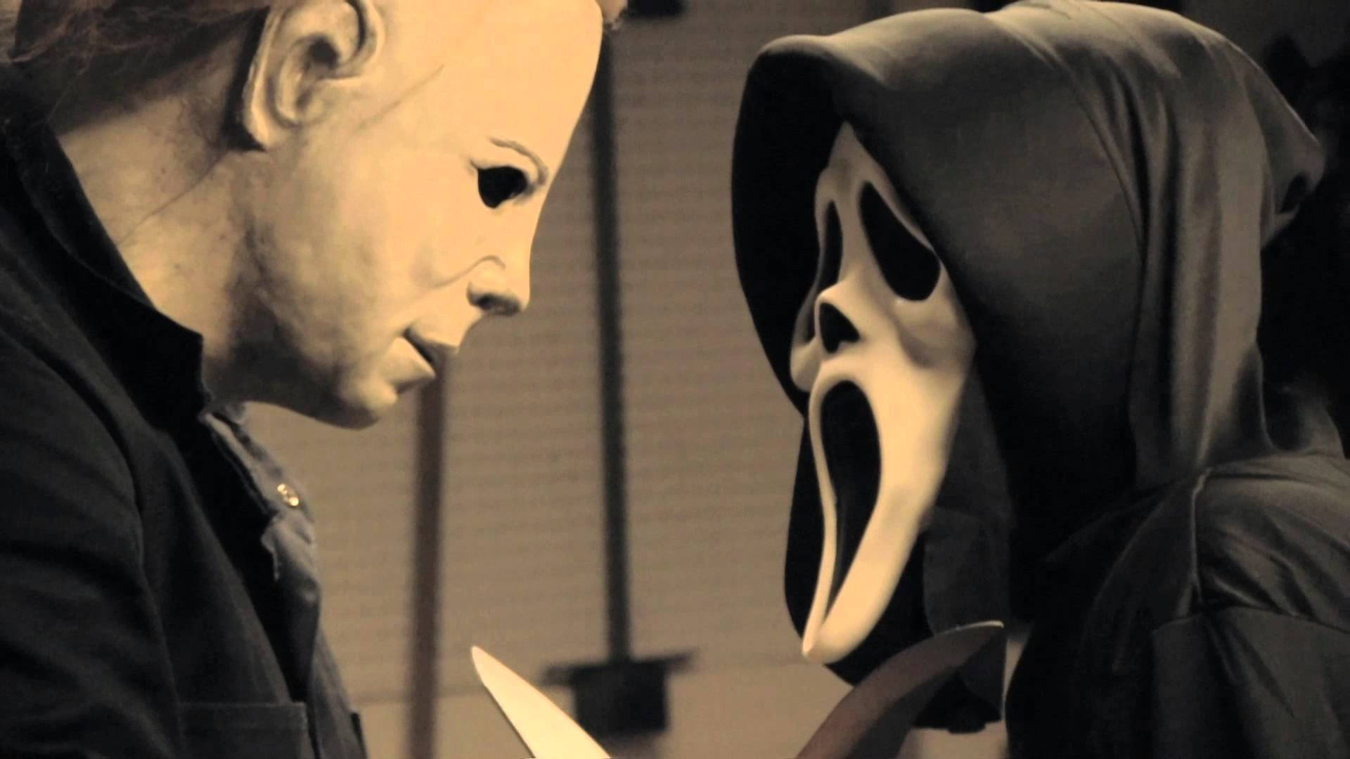 Scream Ghostface And Michael Myers Background