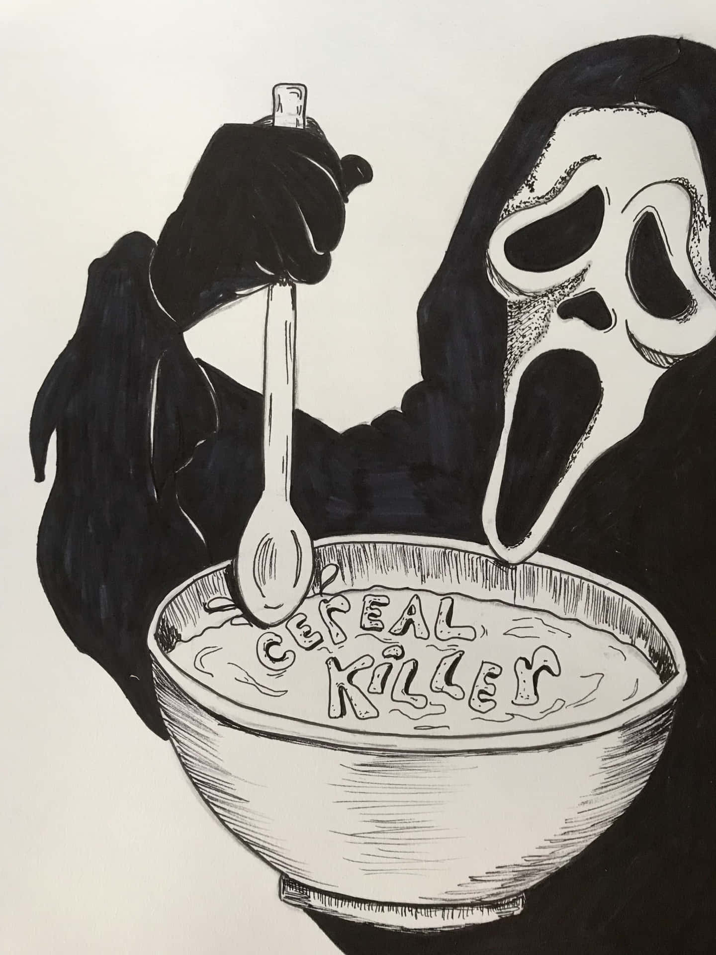 Scream Ghostface Cereal Killer Background