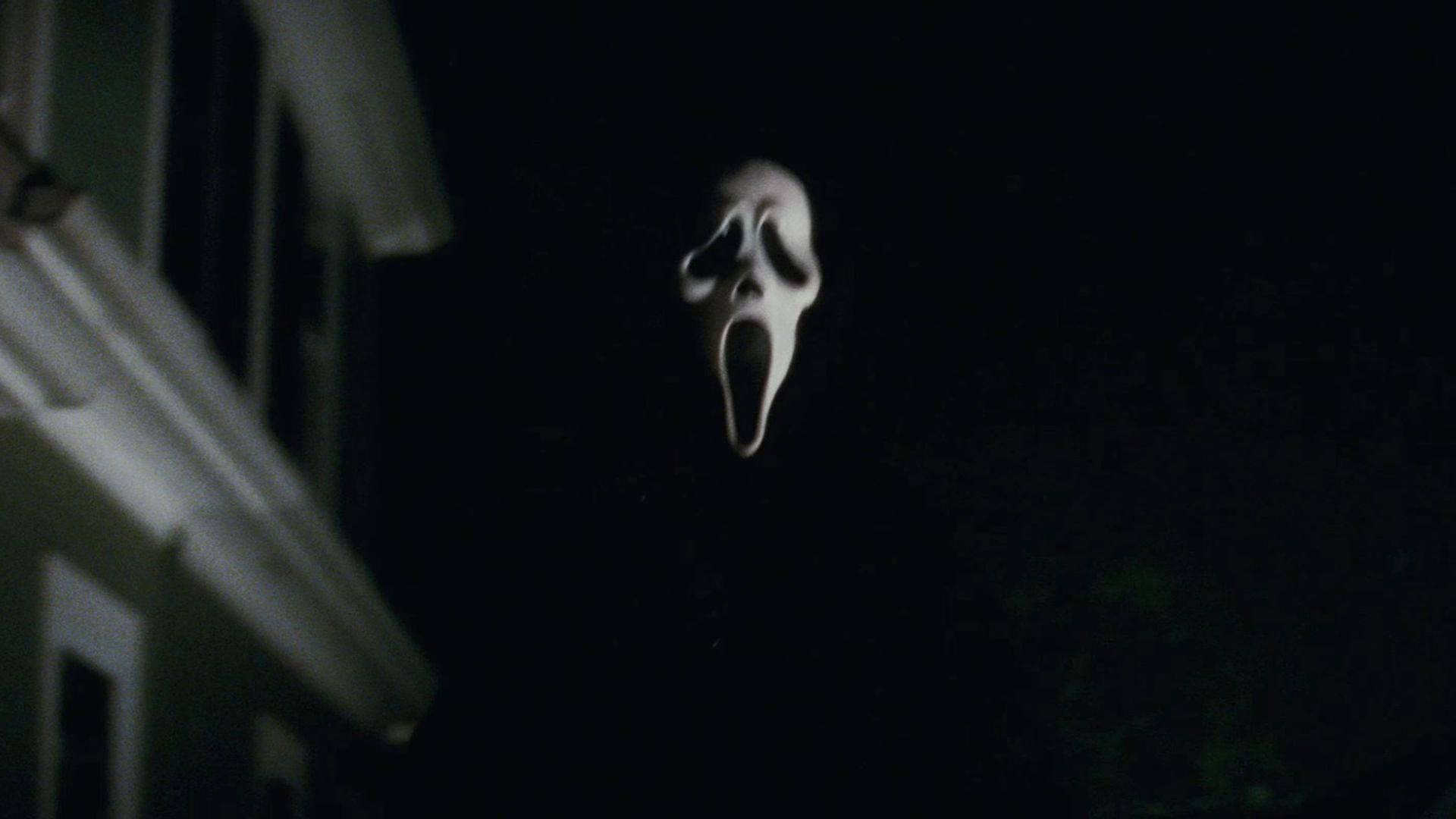 Scream Ghostface Eerie Mask Background