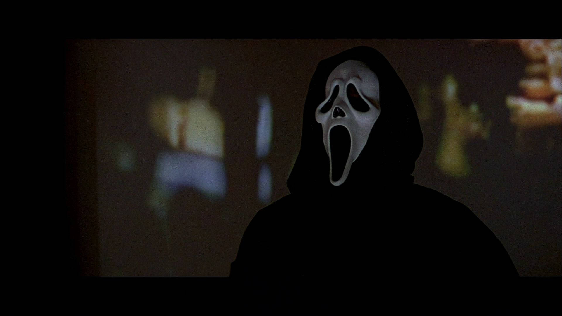Scream Horror Scene Background