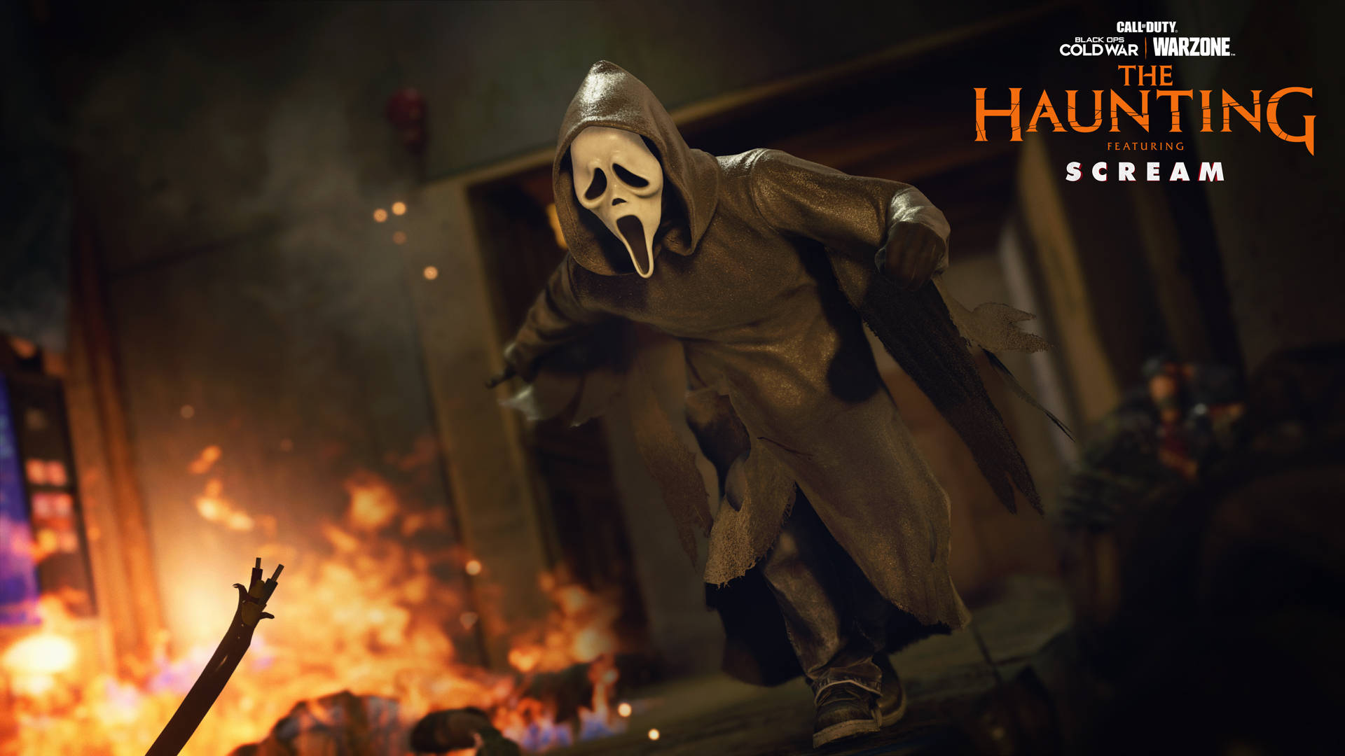 Scream Iconic Ghostface Mask Background